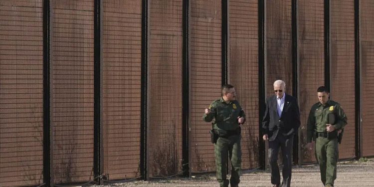 Biden avoids sections of Trump-built border wall during trip to El Paso