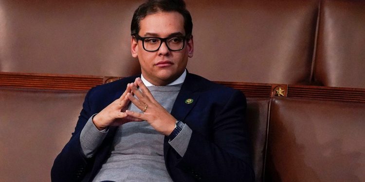 George Santos explains cryptic answer to resignation question