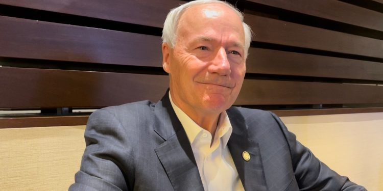2024 Watch: Outgoing Arkansas Gov. Hutchinson makes quick trip to Iowa