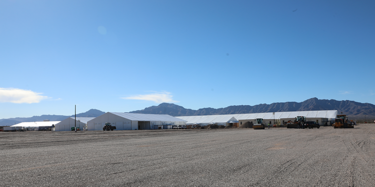 Texas Border Patrol temporary processing facility nearly doubles capacity at El Paso