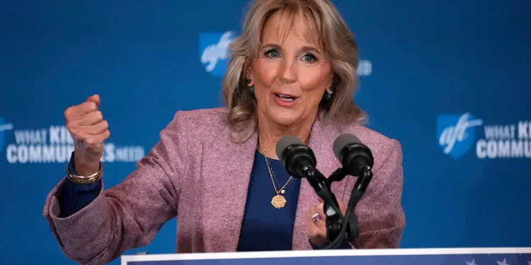 Jill Biden has ‘small lesion’ above right eye, doctor says, will be removed