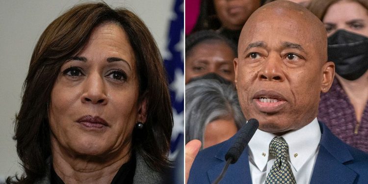 New York City Mayor Eric Adams demands ‘national czar’ for migrant surge, a role VP Kamala Harris already has