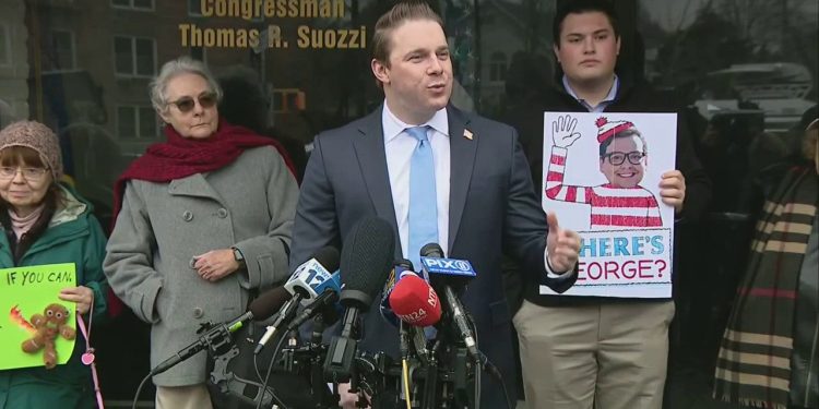 NY Dem calls on George Santos constituents to confront him in person, make his life a ‘living nightmare’