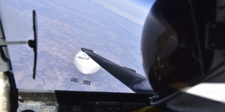 Pentagon releases U-2 photo of Chinese spy balloon in flight before it was shot down