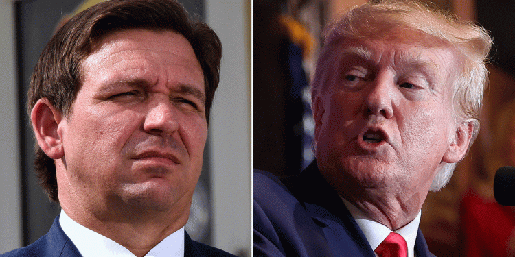 Trump rally goes silent after he attempts to mock DeSantis