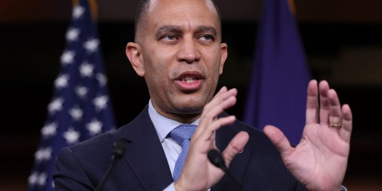 Jeffries grilled on whether Biden pulled ‘the rug out’ from House Dems on DC crime bill