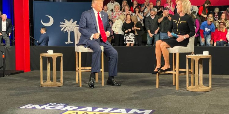 On challenging Biden to debates, Trumps tells Ingraham ‘I’ll do it right now on your show’