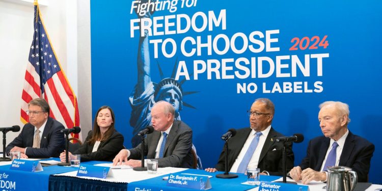 Centrist group No Labels moves forward with launching bipartisan 2024 presidential ticket