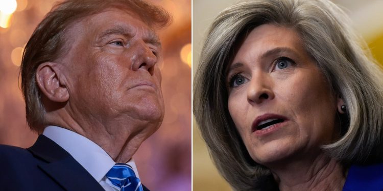 Sen. Joni Ernst becomes final member of Senate GOP leadership to endorse Trump