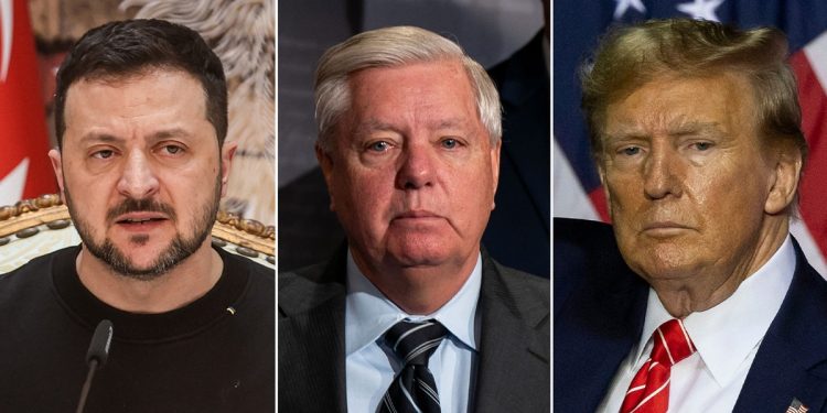 Sen Graham touts Trump plan for Ukraine loan in overseas meeting with Zelenskyy