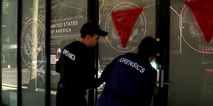 US consulate in Sydney vandalized with suspected anti-Israel graffiti: report