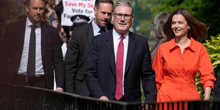 UK election exit polling suggests Labour is headed for landslide victory