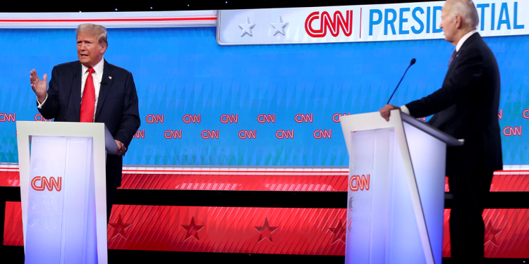 Biden tries to flip the script on negative narrative coming out of disastrous debate with Trump