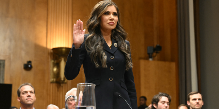 Senate forces rare weekend vote to push through Kristi Noem as Homeland Security chief