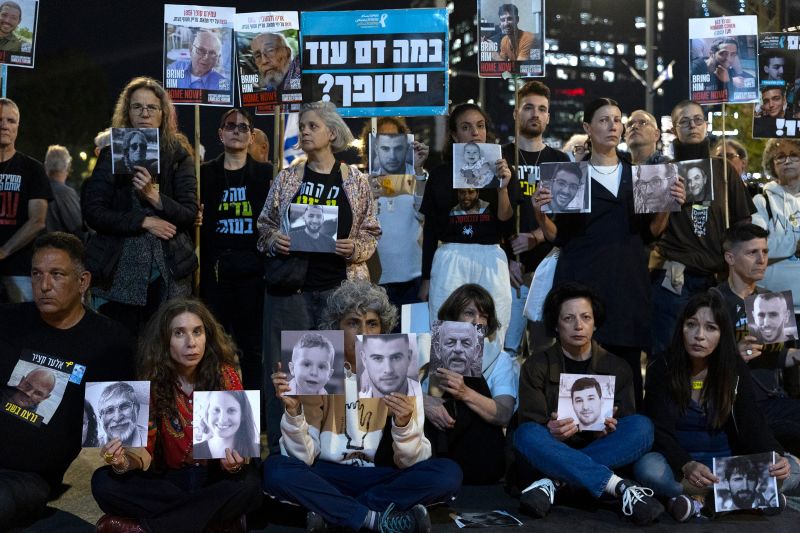 October 7 families demand to know the number of Gaza hostages still alive, after Trump said 3 more have died