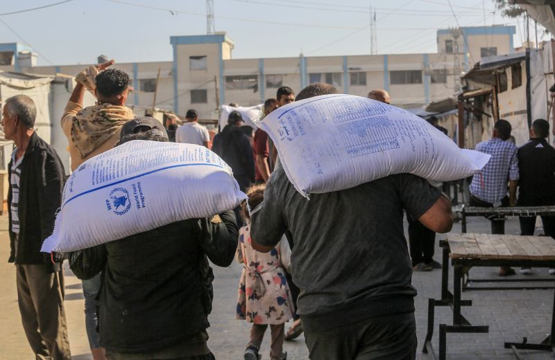 Nearly 80 aid trucks carrying food ransacked in Gaza Saturday, says WFP as famine worsens
