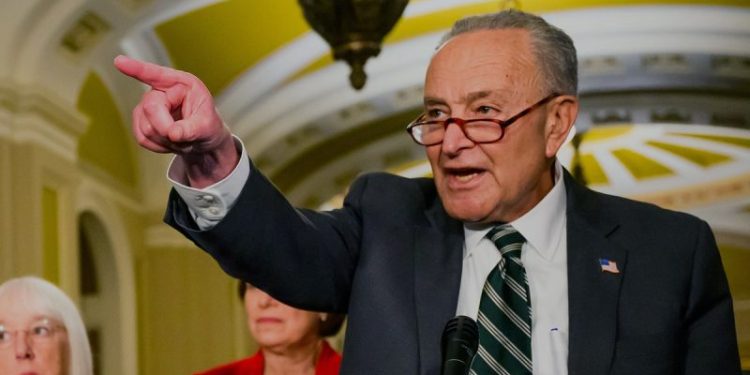 Schumer calls on FBI to conduct counterintelligence threat assessment on Epstein files