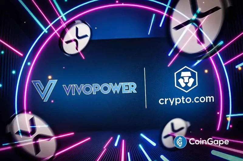 Vivopower Partners with Crypto.com for Institutional Custody of XRP Treasury Assets