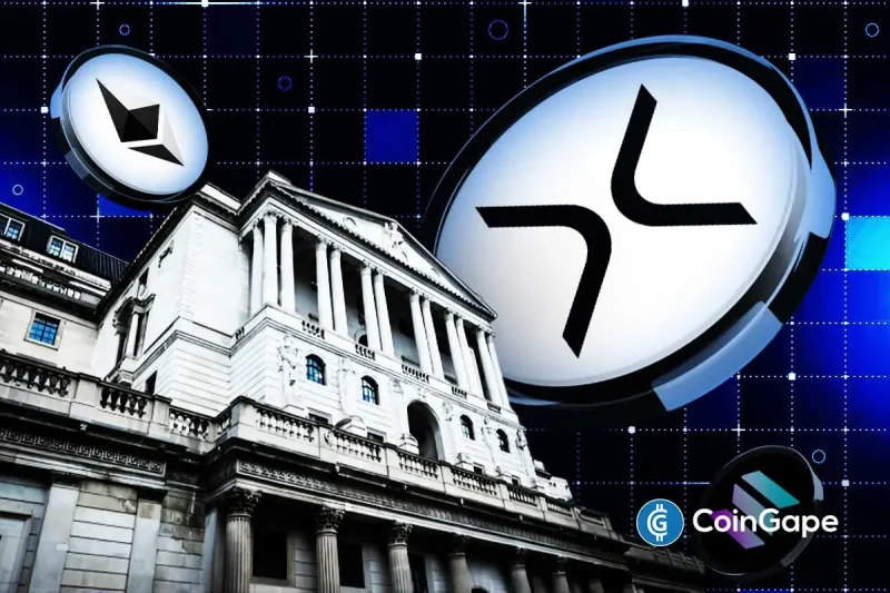 XRP, ETH, SOL Soar As Bank of England Lowers Interest Rate, Is U.S. Next?