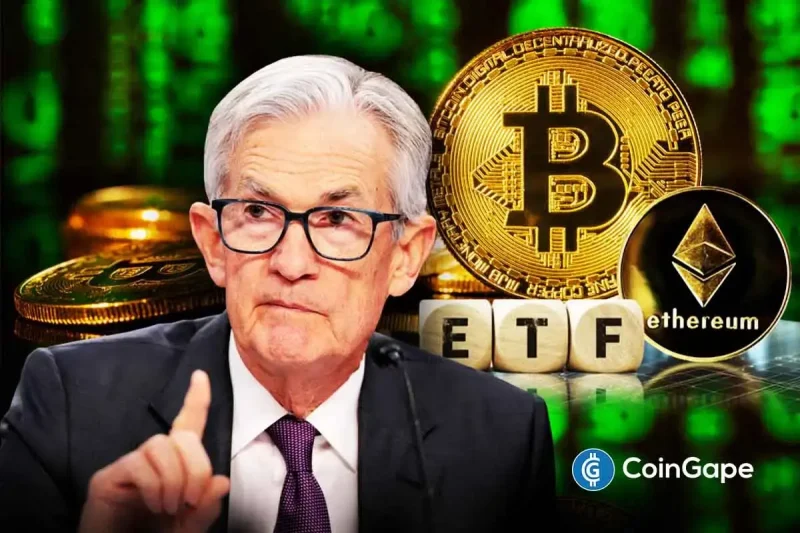 Bitcoin, Ether ETF Data Signals Huge Selloff Sentiment Ahead of Fed Jerome Powell Speech Today