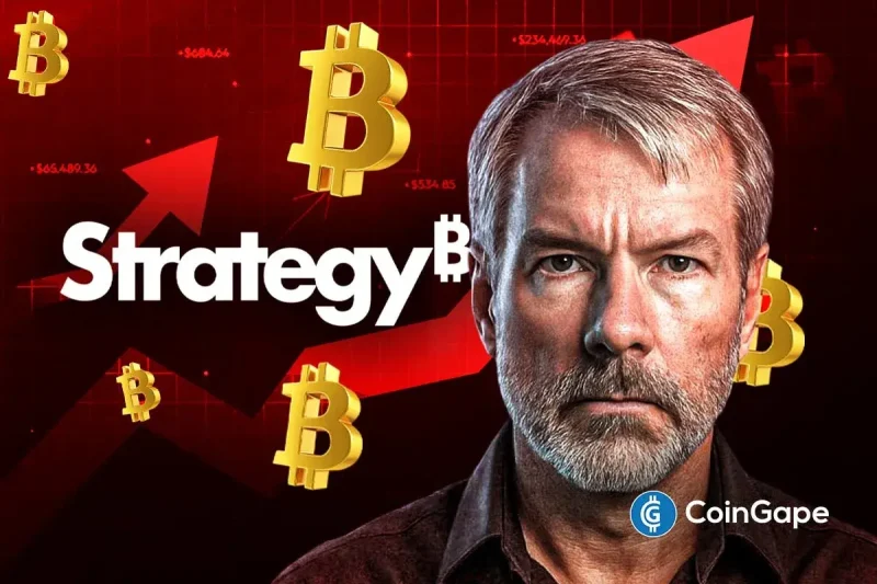 Breaking: Michael Saylor’s Strategy Adds 850 BTC As Bitcoin and MSTR Fall