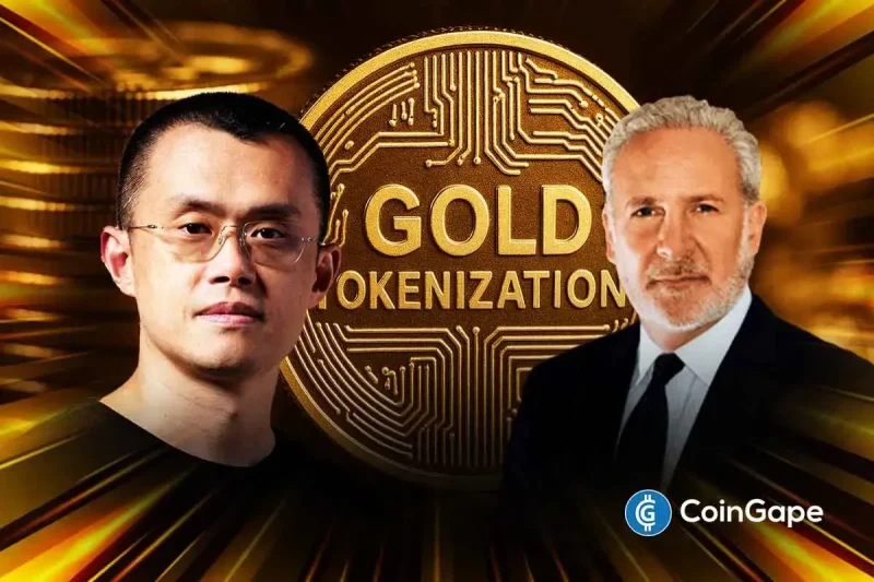 Just-In: Changpeng “CZ” Zhao Counters Peter Schiff, Says “Tokenizing Gold Is Not On-Chain Gold”