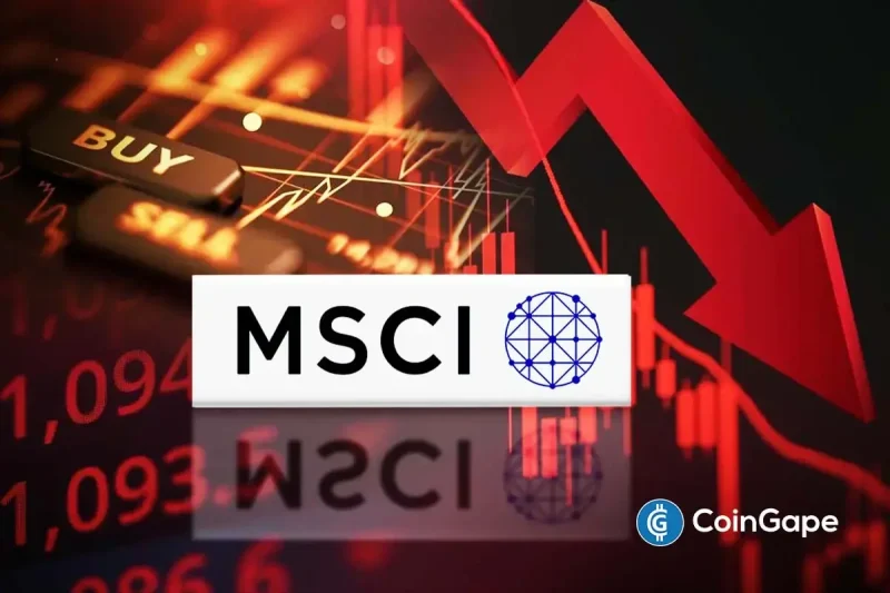 Another Crypto Sell-Off Ahead? MSCI Review Sparks $15B Market Crash Fears