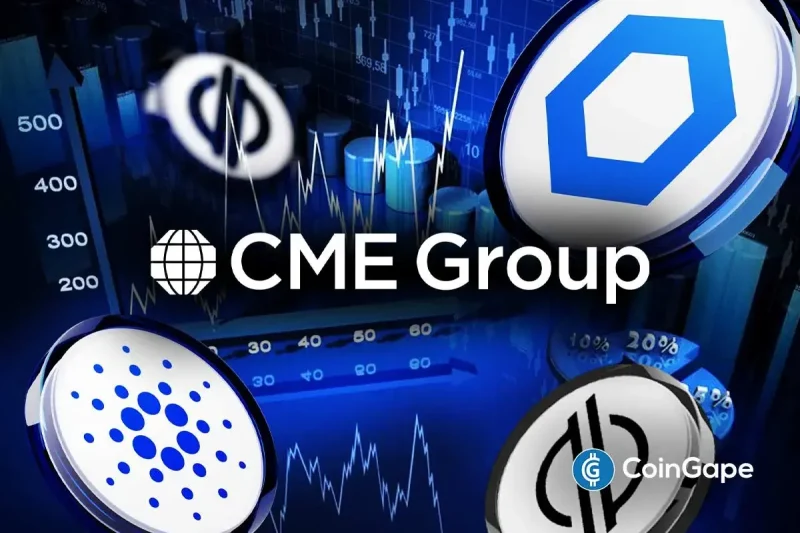 Breaking: CME To Launch Cardano, Chainlink, and XLM Futures Amid Plans For 24/7 Crypto Trading